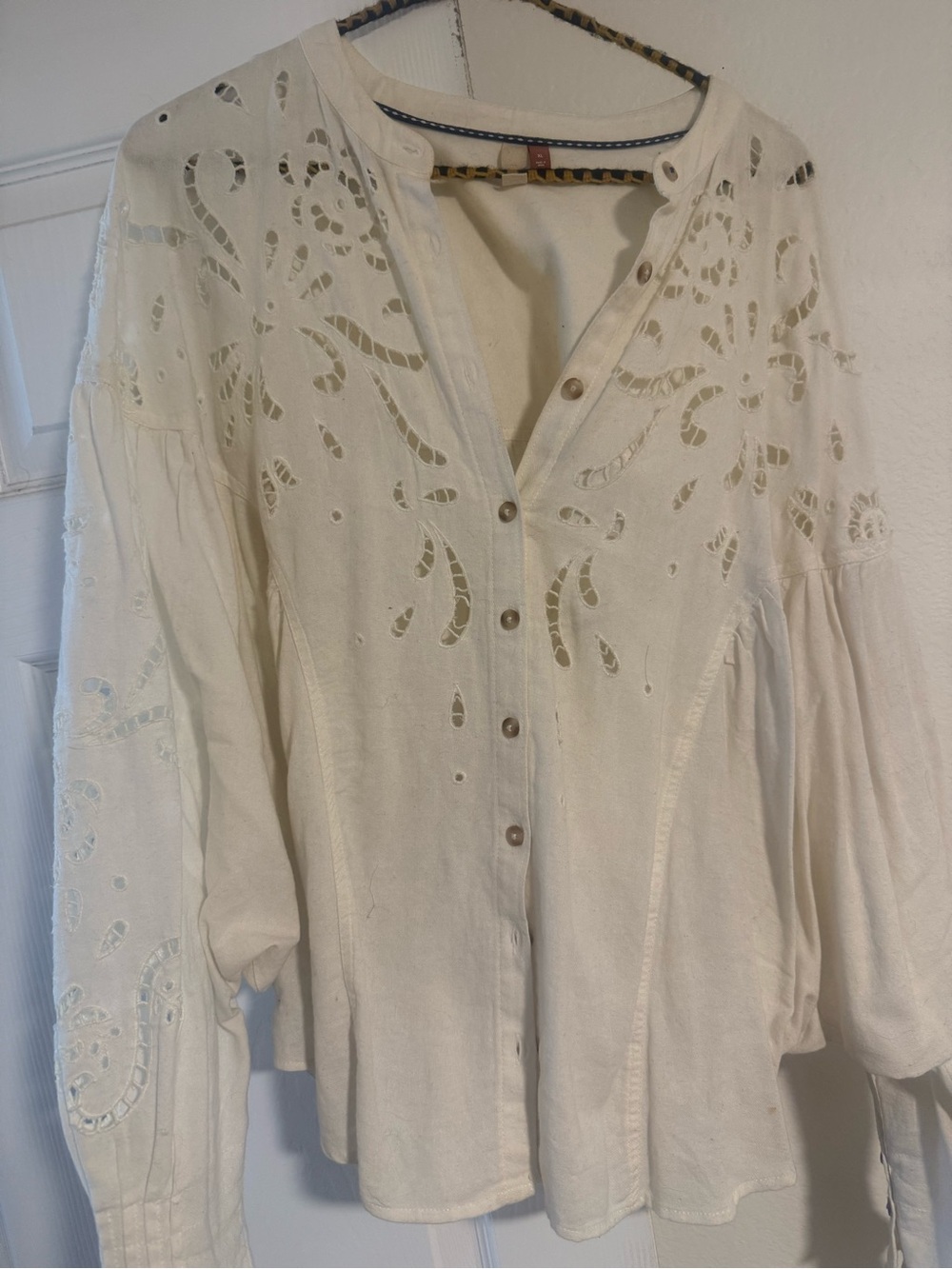 White Pilcro Blouse - Picture 2 of 4